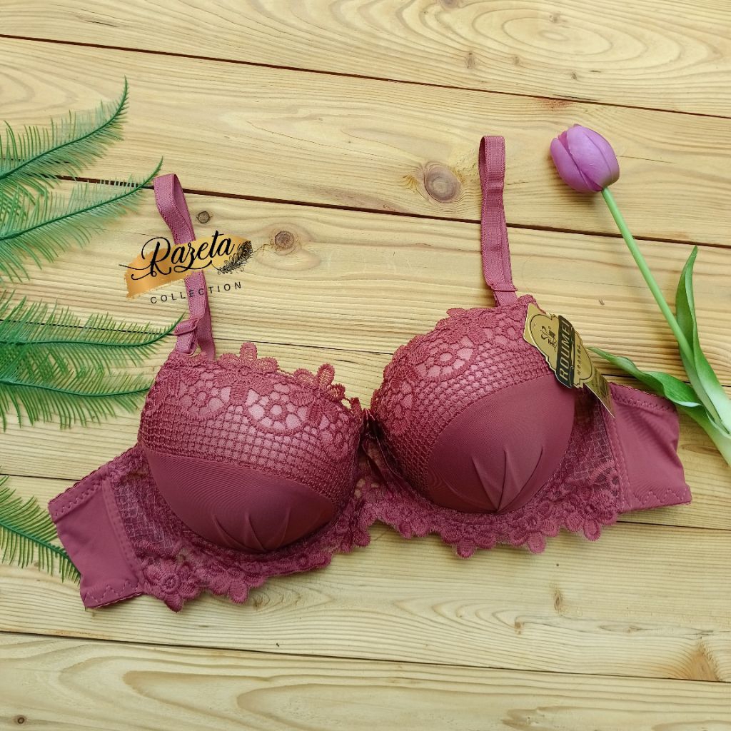 BRA BH FASHION WANITA PAKAI KAWAT BUSA TEBAL/BH CUP B-C  SIZE 38-48