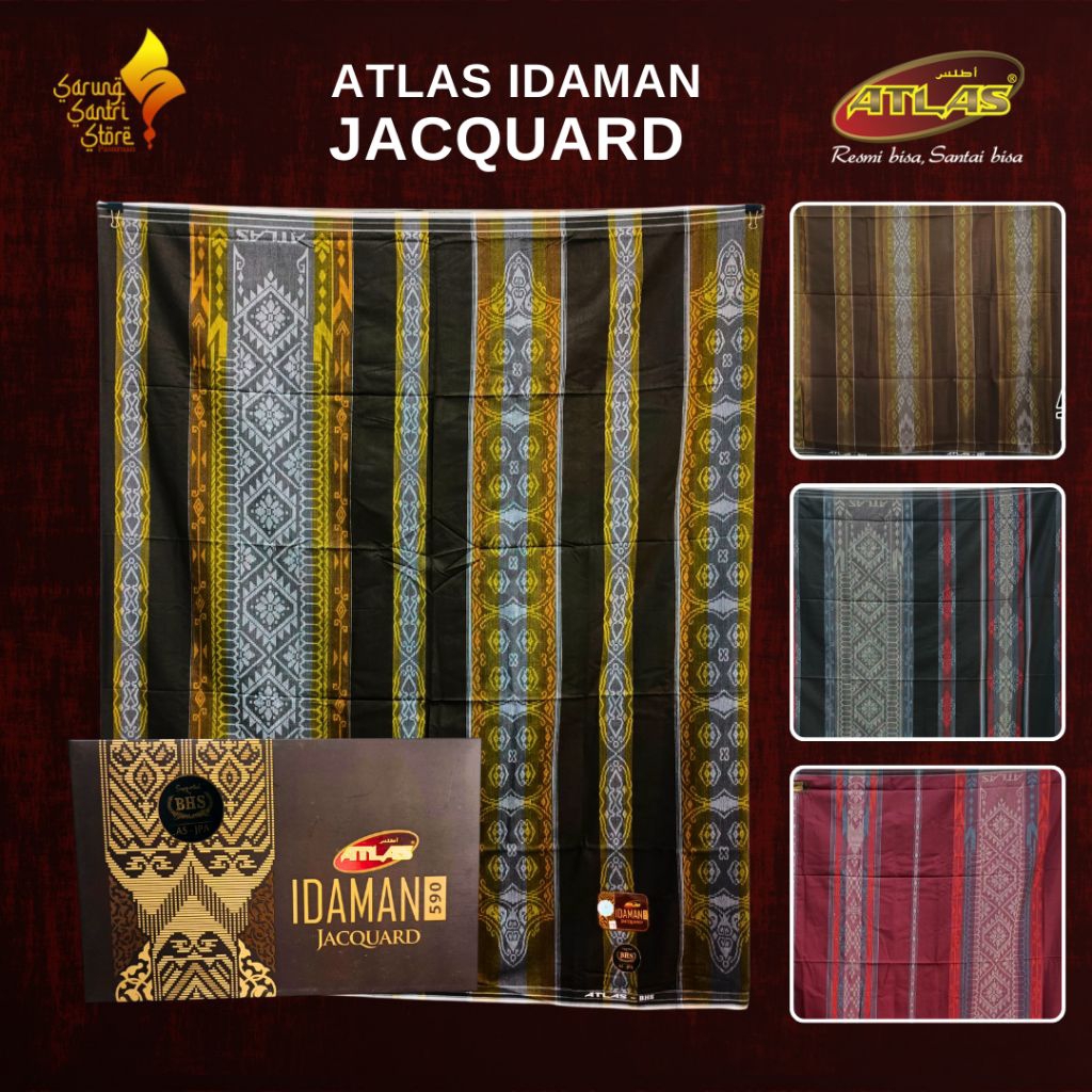 Sarung Atlas Idaman 590 Jacquard Songket Jaguard