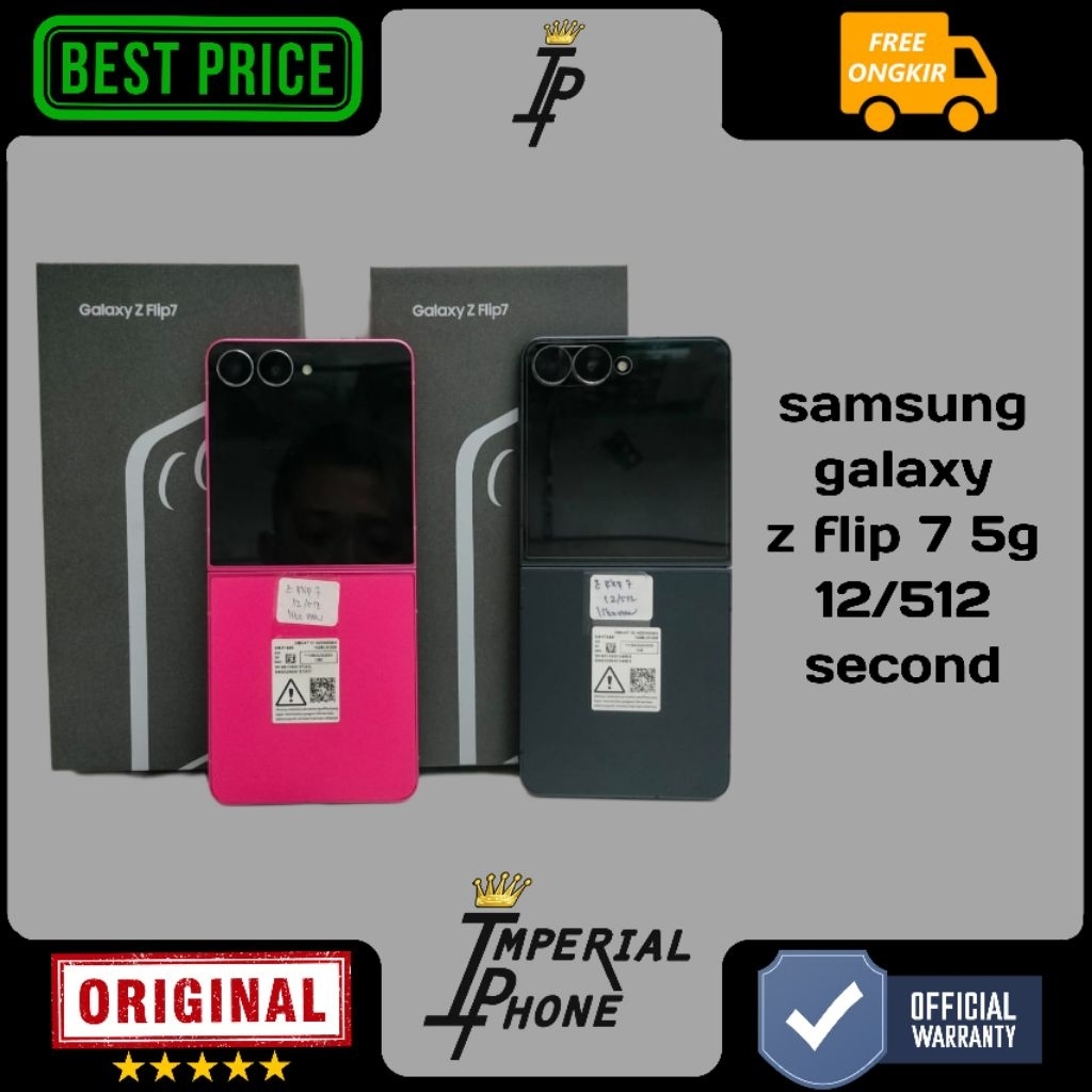 samsung galaxy z flip 7 5g 12/512 second