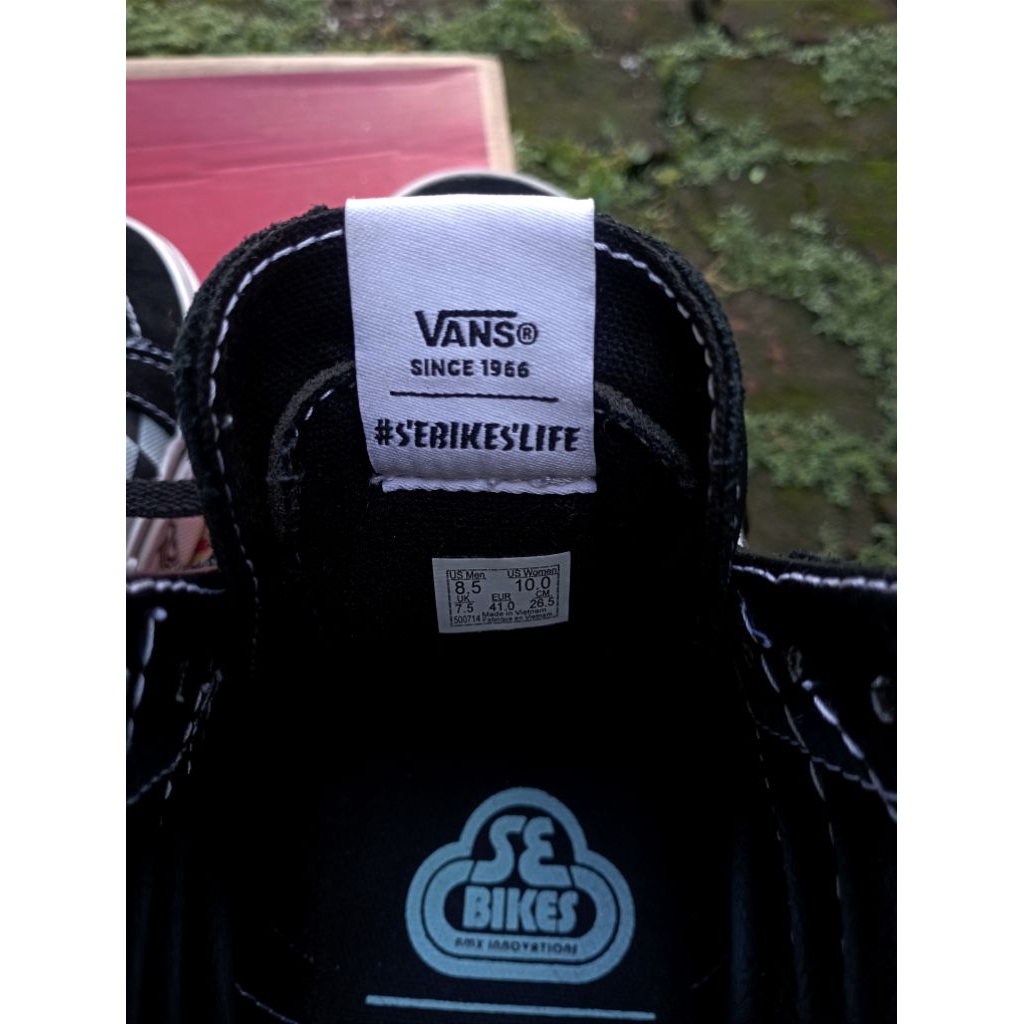 VANS SK8 HIGH BIG RIPPER CHECKERBOARD