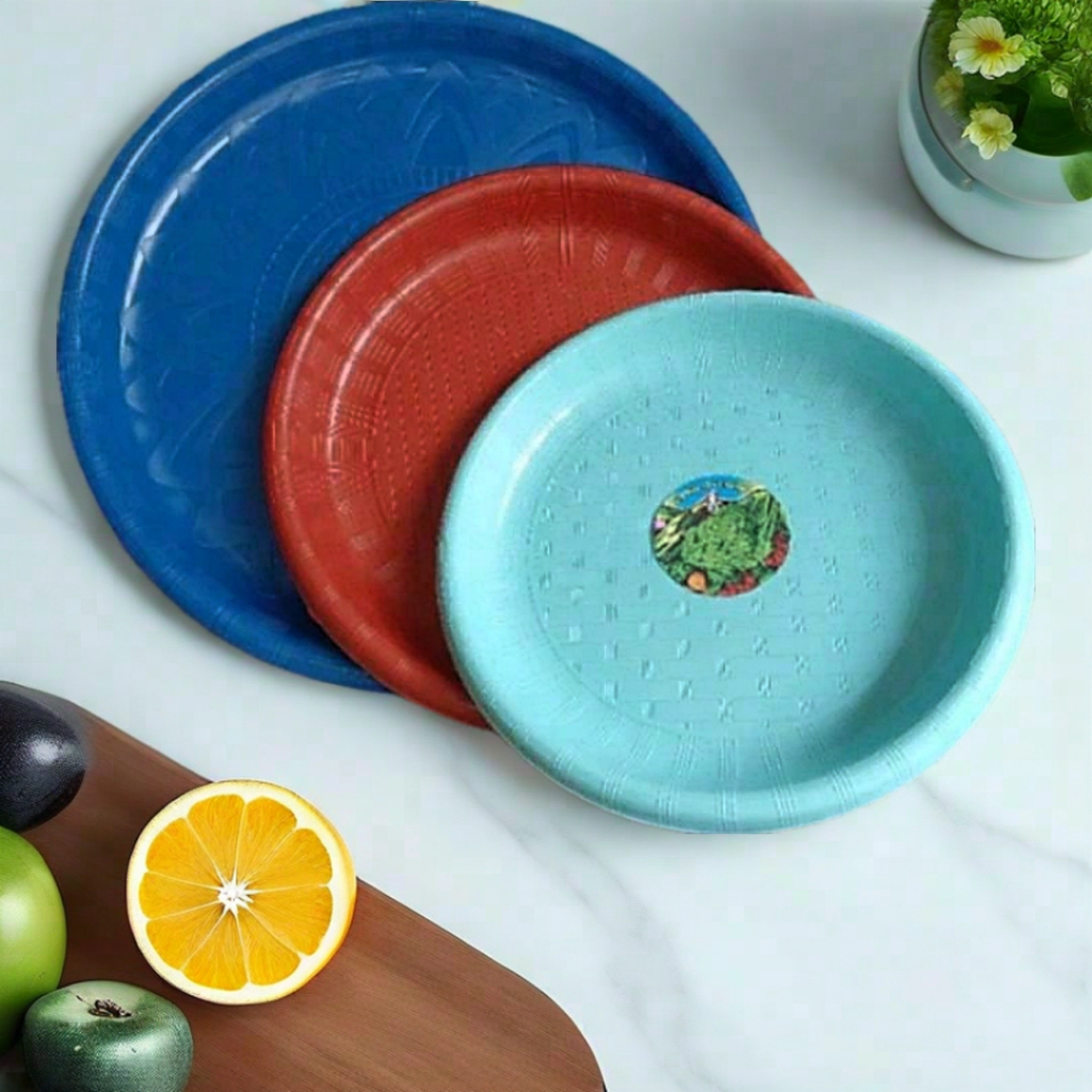 Tampah bulat plastik ukuran besar/jumbo 60 cm/tampah/nampan saji plastik