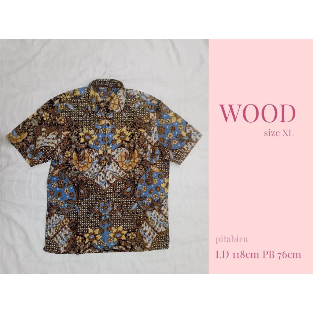 kemeja preloved WOOD