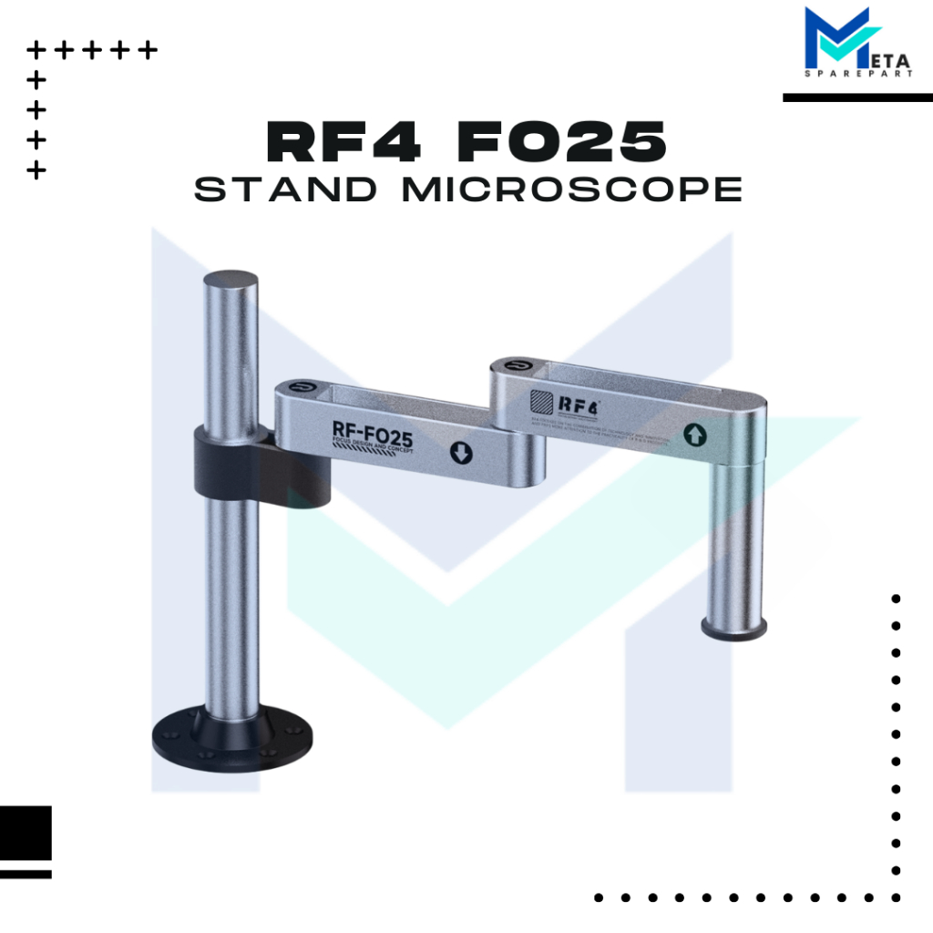 RF4 FO25 360-DEGREE ROTATING ADJUSTABLE MICROSCOPE SWING ARM  STAND / STAND MICROSCOPE / TIANG MICRO