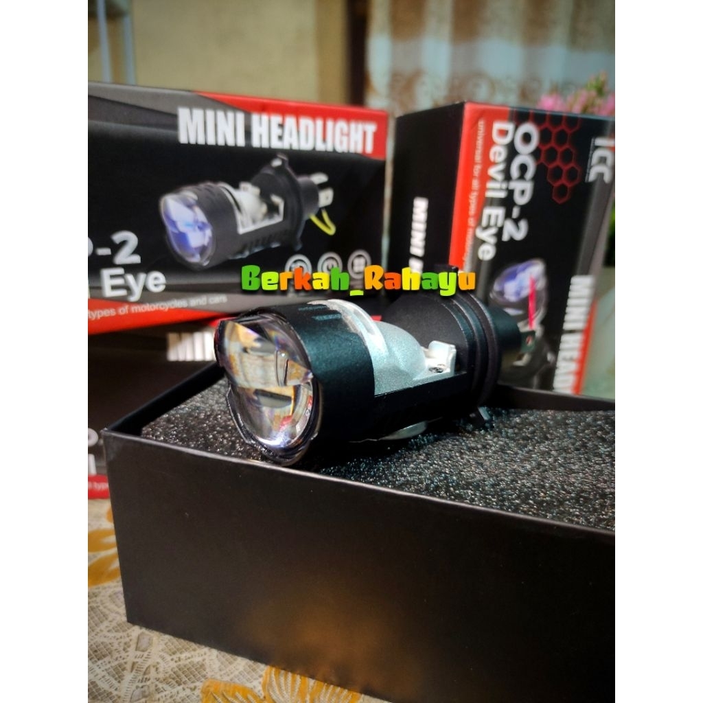 LAMPU MOBIL MOTOR MINI BILED H4 BULLAES ICC