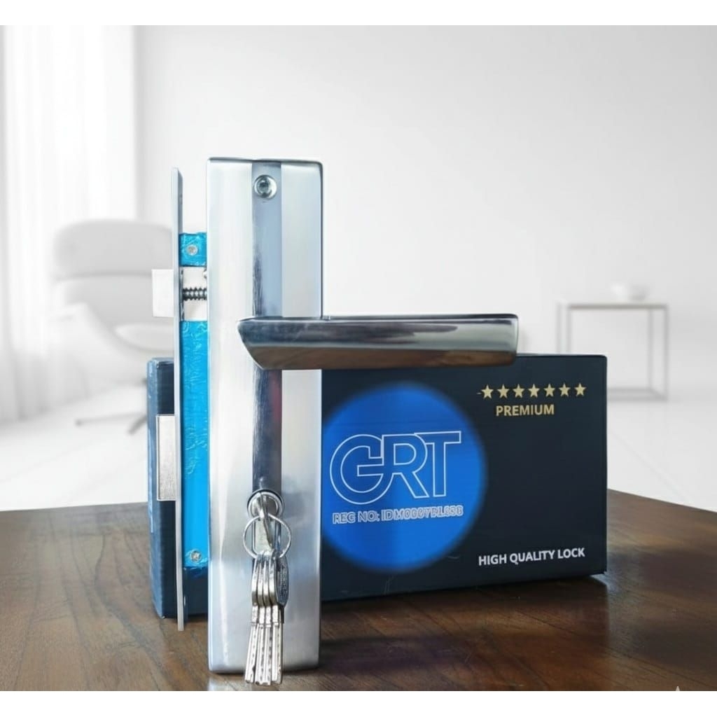 Handle Set GRT Premium Gagang Pintu Stainless Kunci Pintu Minimalis