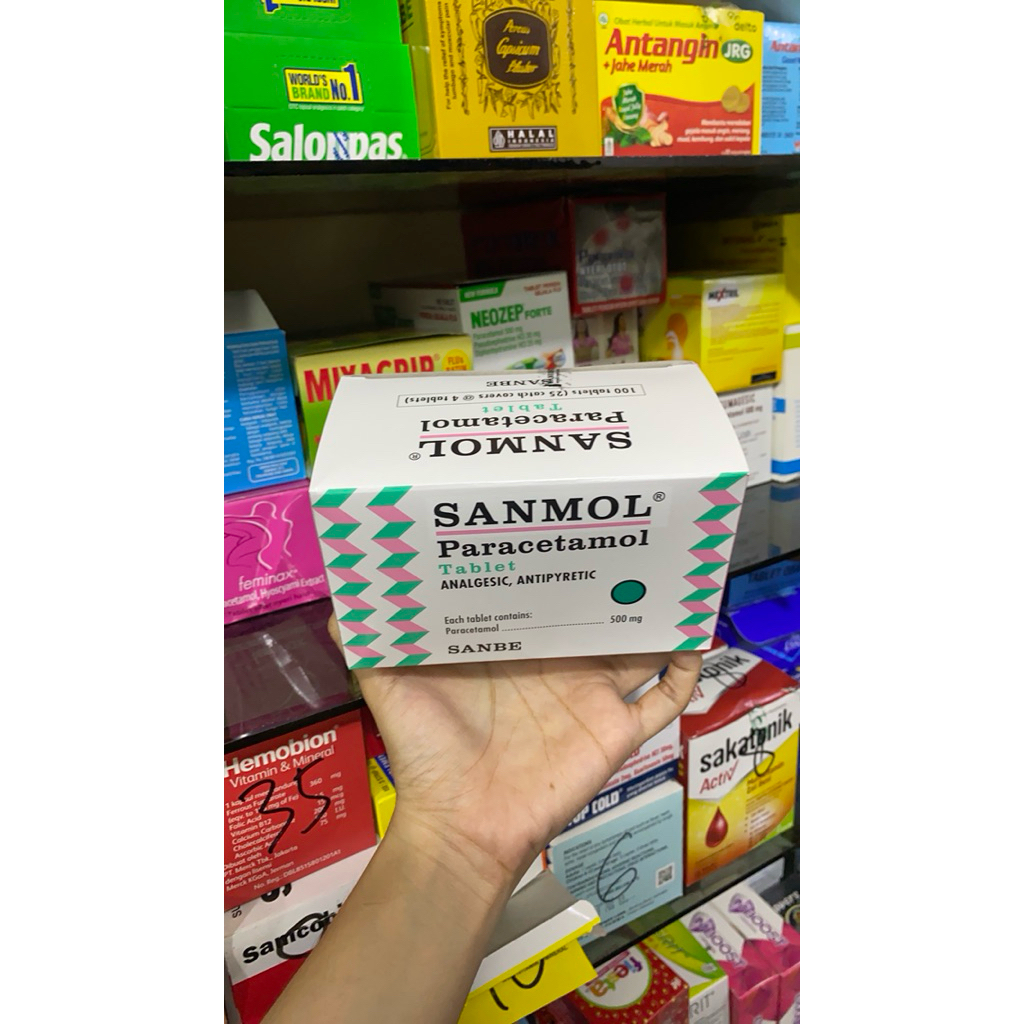 Sanmol Tablet 1 Box @25 Strip