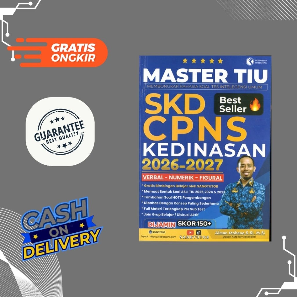 Buku CPNS 2026 - Master TIU SKD CPNS Kedinasan 2026/2027