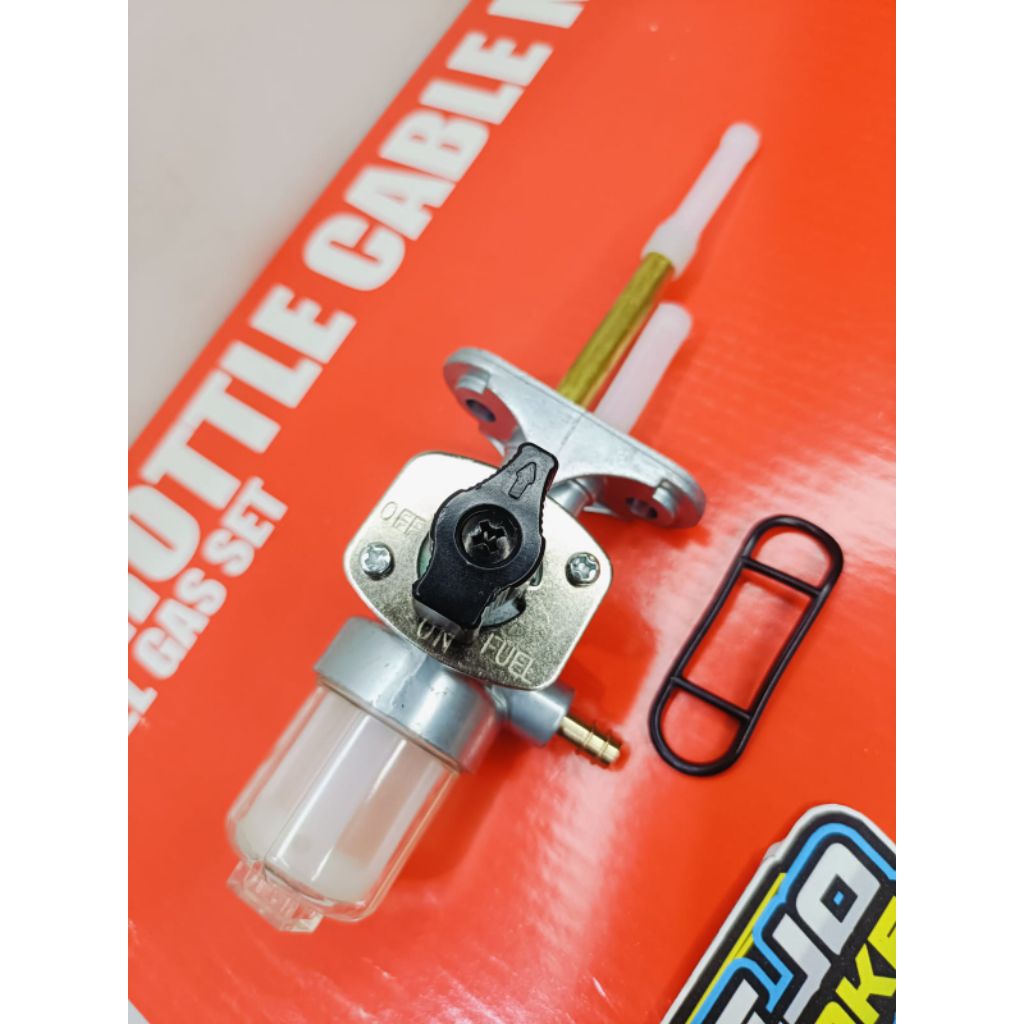 KRAN BENSIN RXKING MODEL CATALIZER MIKA FILTER TRANSPARAN