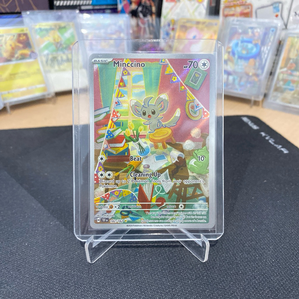 Minccino 182/162 AR (TEF) TCG Pokemon