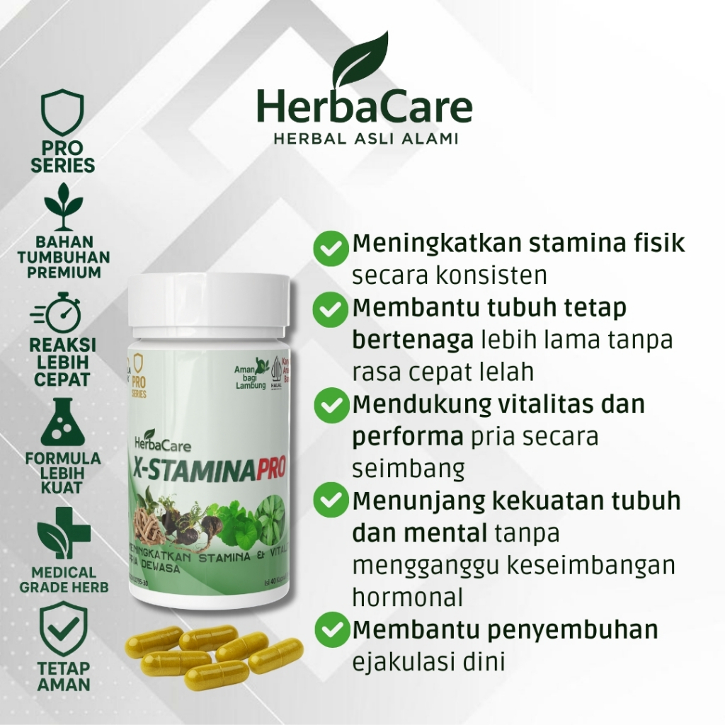 X-STAMINA PRO - OBAT KUAT HERBAL - Terapi Penyembuhan Ejakulasi Dini Khusus Pria Dewasa