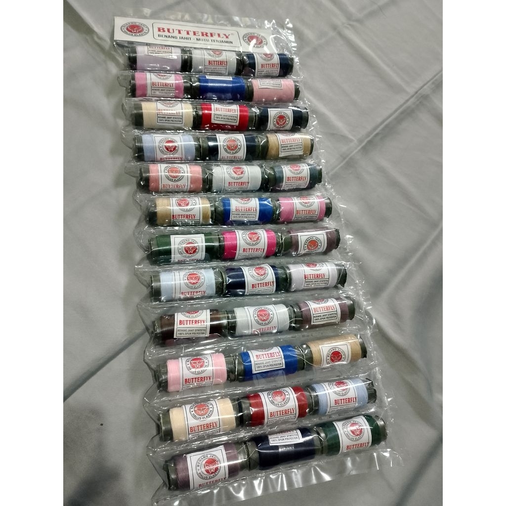 Benang Jahit Anti Putus 1 Lembar isi 36 pcs