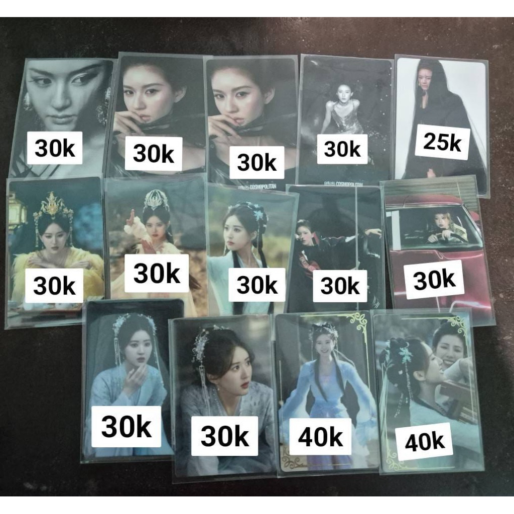 READY STOCK photocard / pc zhao lusi, rosy OFFICIAL CPOP CDRAMA CHINA ACTRESS HIDDEN LOVE