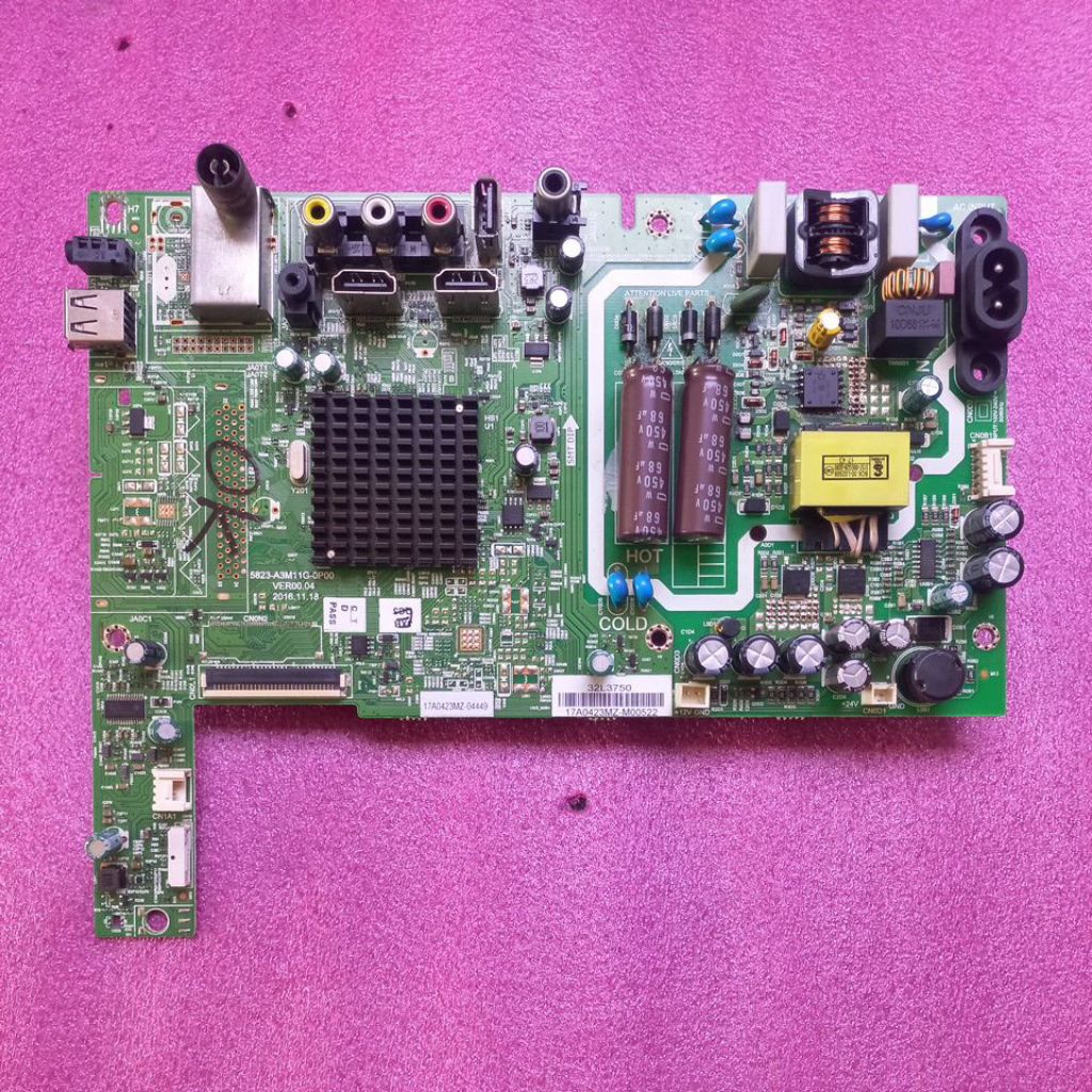 MB MainBoard Tv Led TOSHIBA 32L3750VJ Digital Tv