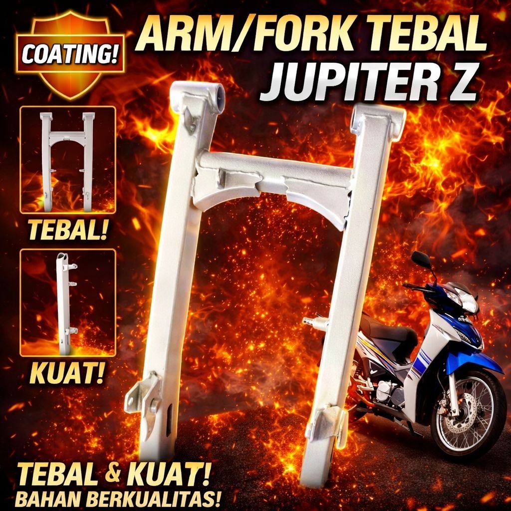 swing Arm arem forik garpu belakang sasis yamaha jupiter z model ori standart tebal presisi warna si