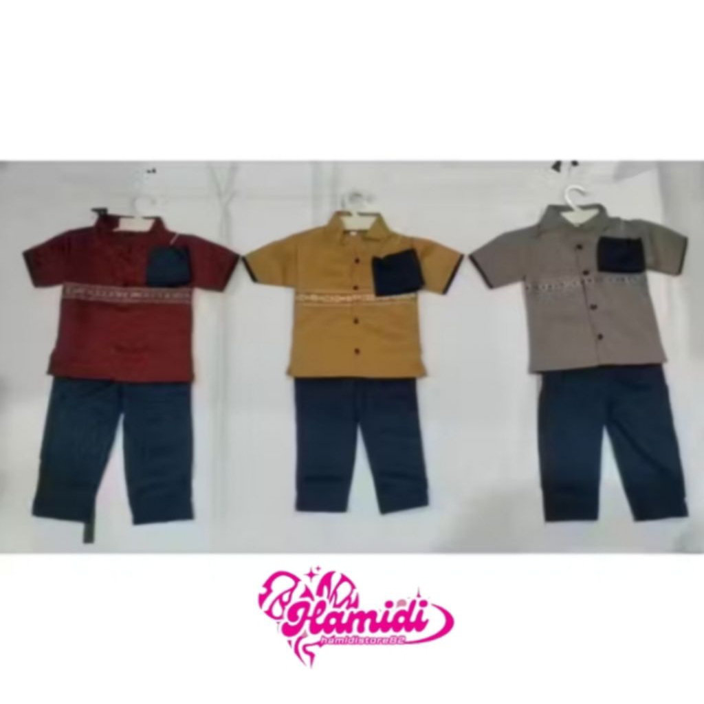 Pakaian Muslim Anak Laki-laki - Koko Bayi Laki-lakiUsia 4-18 Bulan - Nia Koko Habibi