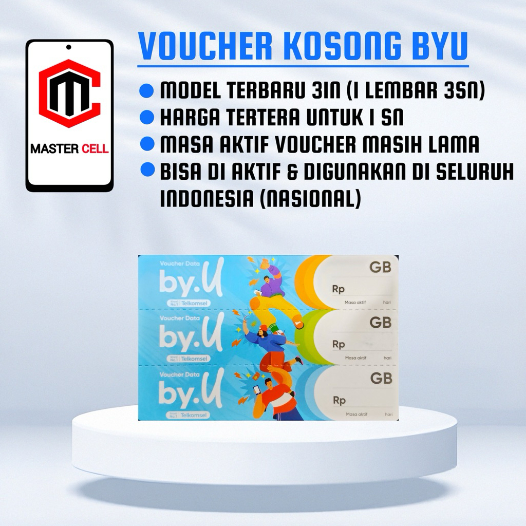 Voucher Kosong Telkomsel Byu Byu Zero