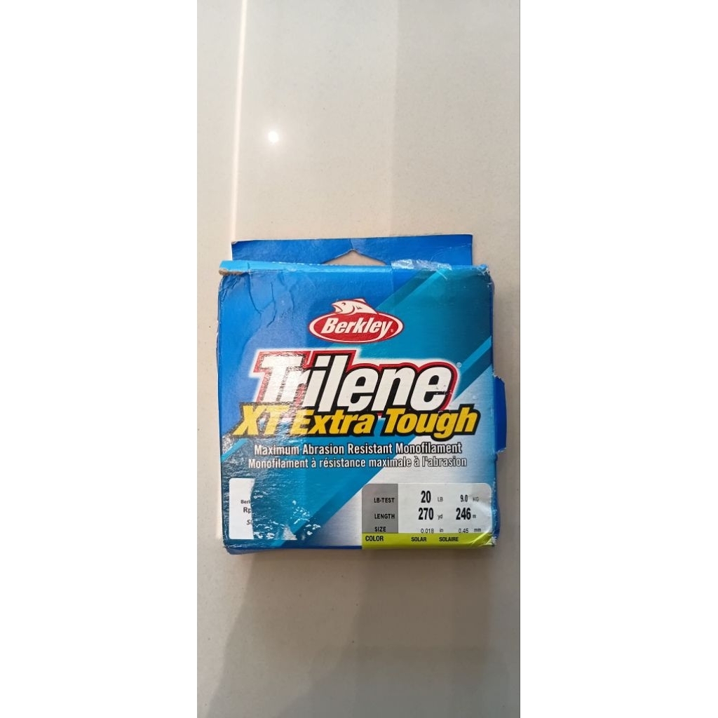 Senar Mono Berkley Trilene XT Extra Tough 270yd / 246m Solar Color
