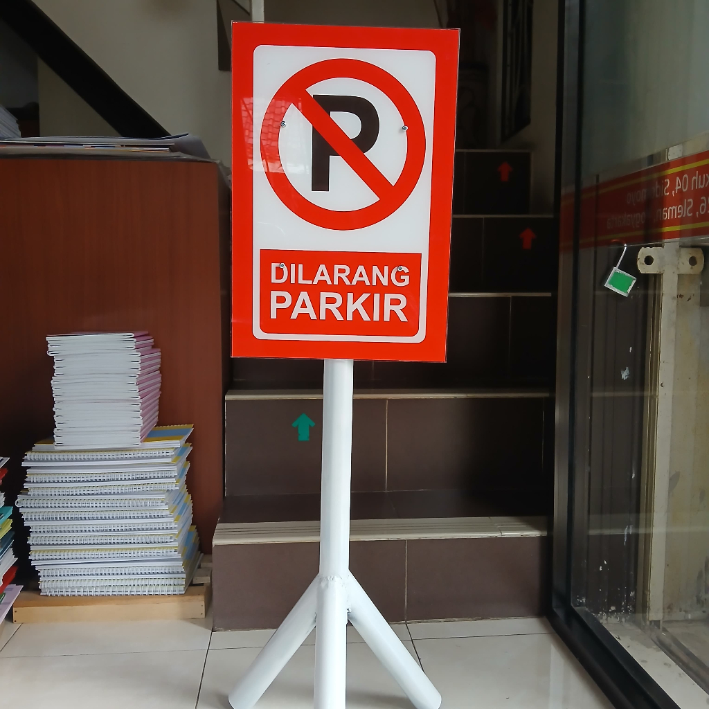 Custom  Akrilik Rambu, Akrilik Rambu Dilarang Parkir, Akrilik A3 , Akrilik larangan parkir
