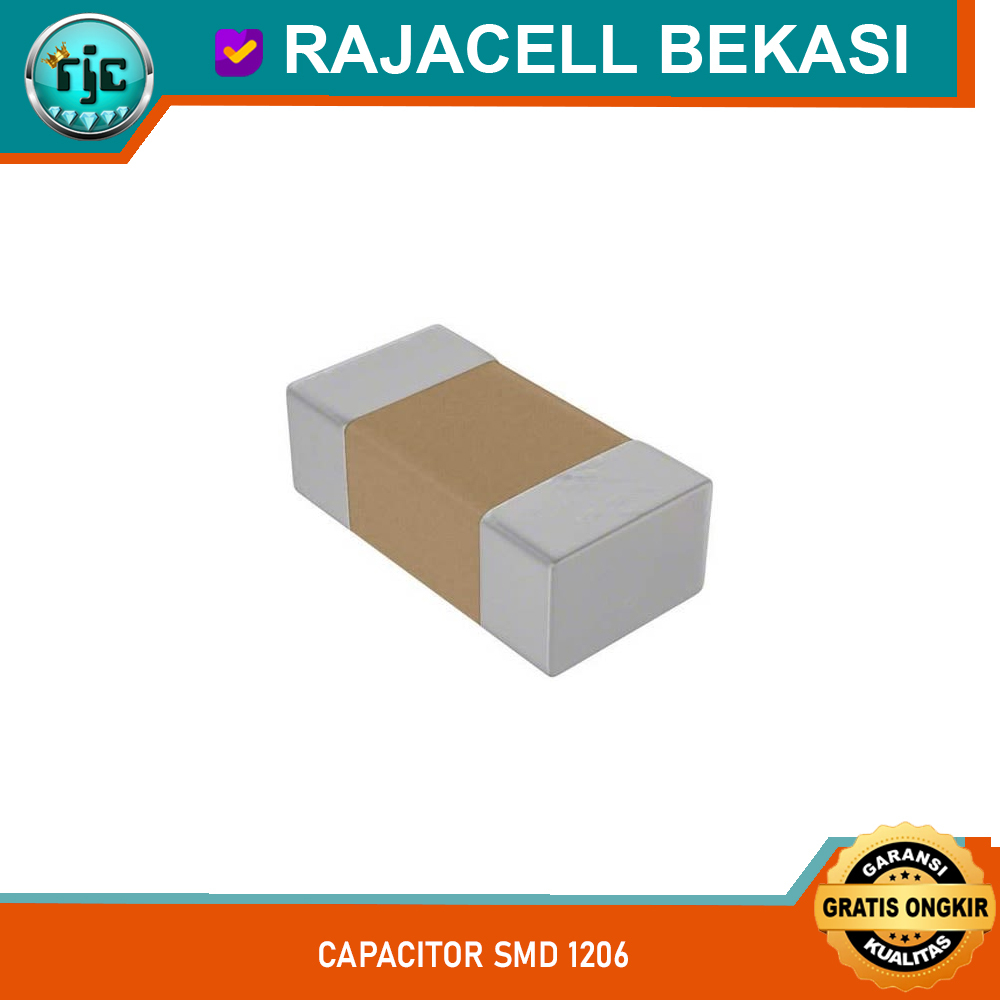 Kapasitor SMD 1206 MLCC Ceramic Capacitor 1pF - 47uF 50V Chip Capacitor 1206 Varian Lengkap