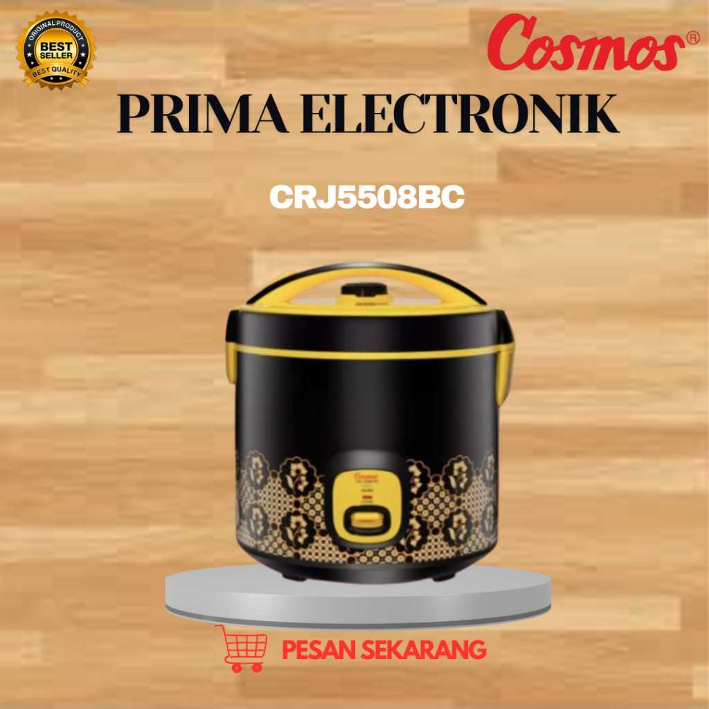 COSMOS RICE COOKER NON STICK CRJ5508BC 2.5L/CRJ-5508BC/CRJ-5508-BC/CRJ 5508BC/ORIGINAL BERGARANSI
