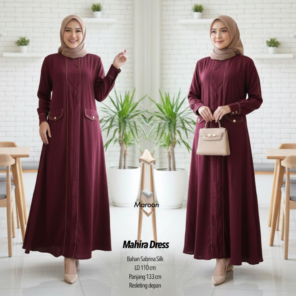 ABAYA MAHIRA / MAHIRA ABAYA / GAMIS MEWAH / GAMIS LEBARAN / ABAYA / JF FASHION
