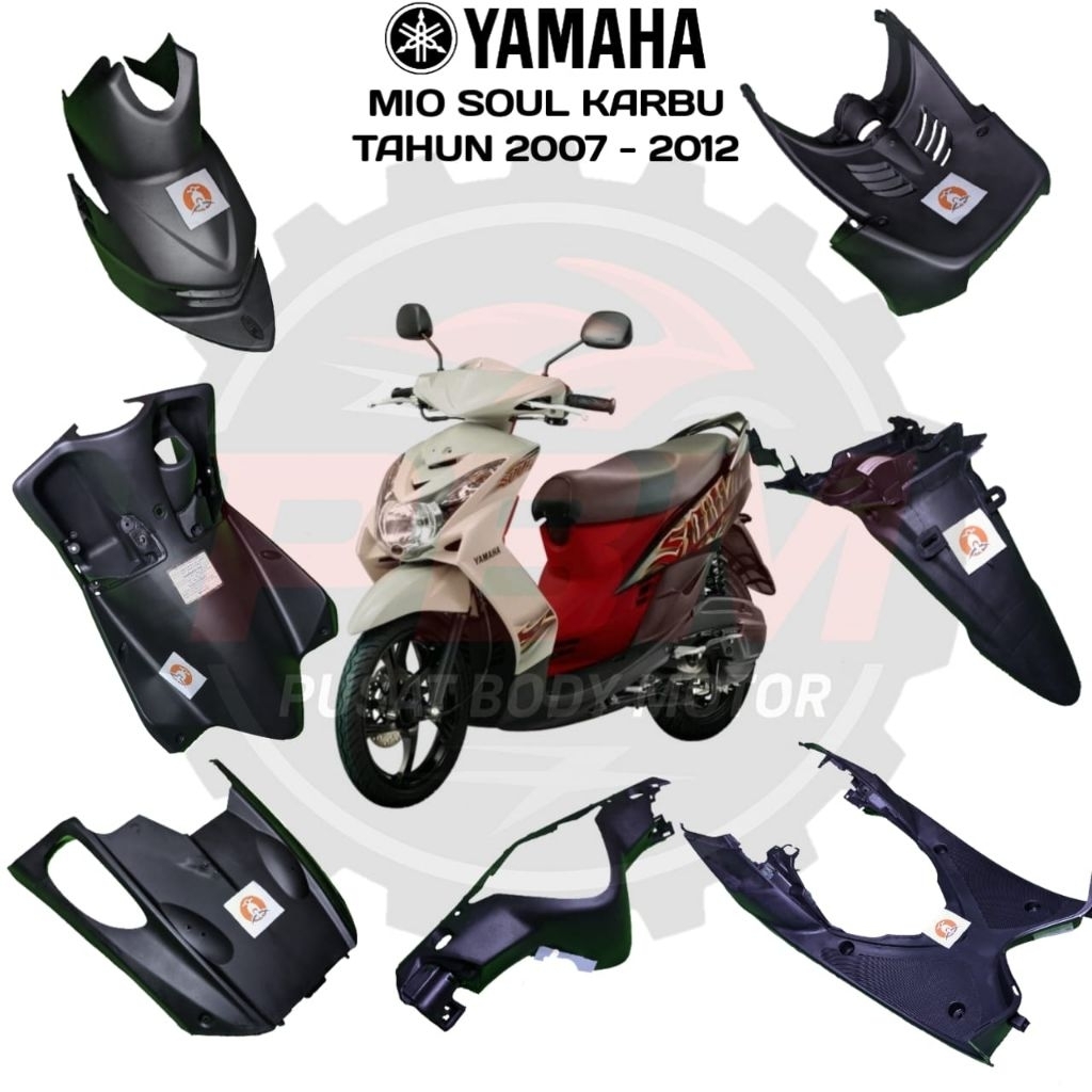 Body Motor Mio Soul Karburator Tahun 2007 2008 2009 2010 2011 2012 Body Kasar Motor Mio Soul Karbura