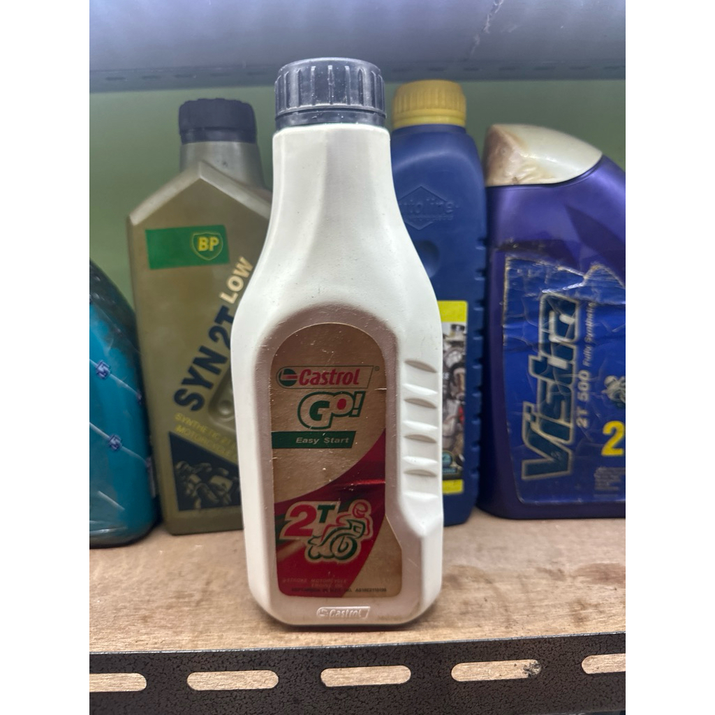 oli samping 2t CASTROL GO original stok lama