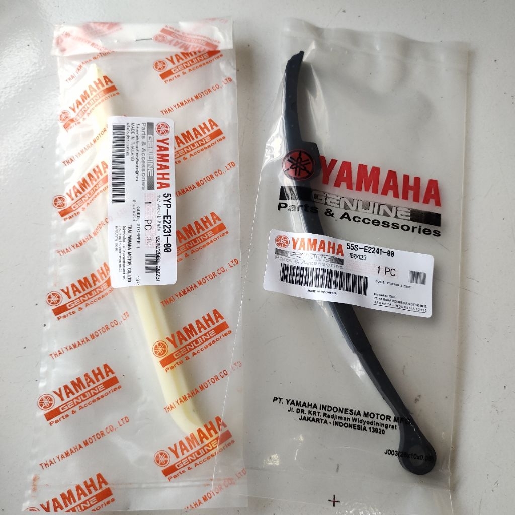 55S-E2241-00 Karet Tensioner Atas Bawah Jupiter MX Old New Guide Stopper Vixion Old original 5YP-E22