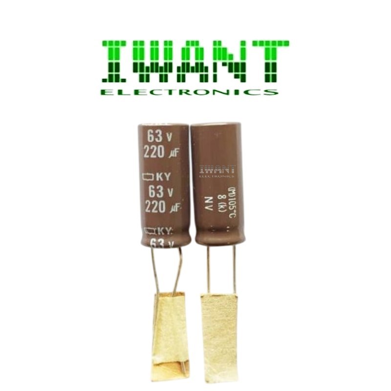 220UF63V 220UF63V CAPASITOR ELCO 220UF 63V 105' KAPASITOR ELKO 220UF63V 105'