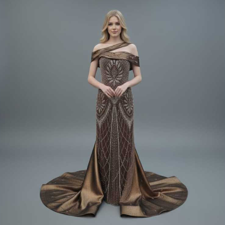 gaun pesta mewah elegan | gaun pesta wanita | baju pesta wanita | PR89CK | dress pesta wanita | baju