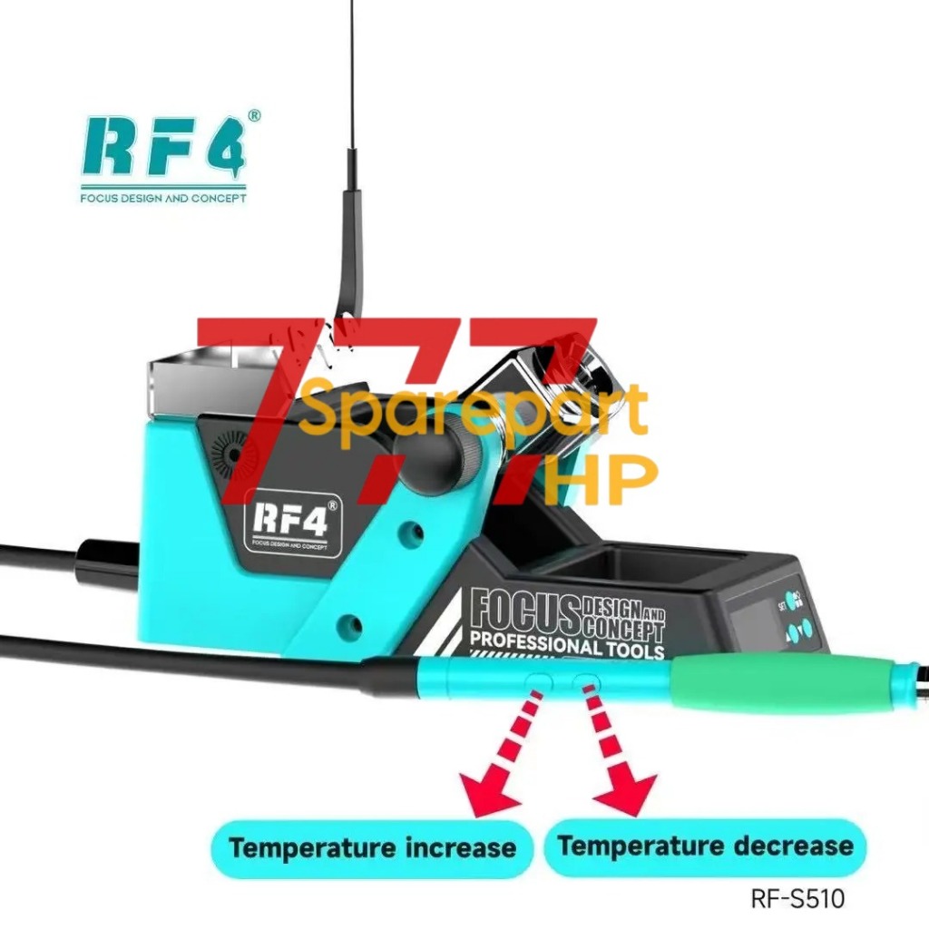 RF4 RF-S510 / RFS510 / RF S510 - Soldering Station Type-C PD Fast Charging, HD LCD Screen, Real-time