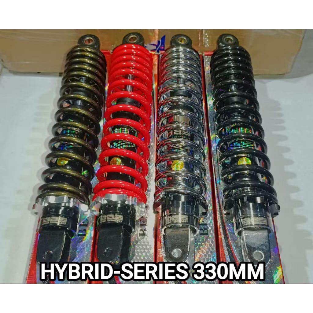 SHOCK HYBRID NON TABUNG BELAKANG DBS UK*330MM MATIC(VARIO/BEAT/SCOPPY/FAZZIO/DLL)