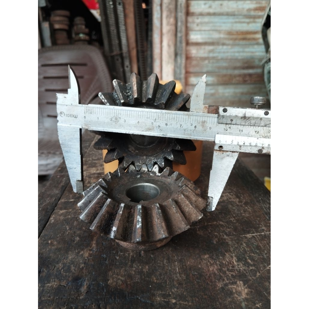gigi payung, bevel gear, gigi bevel