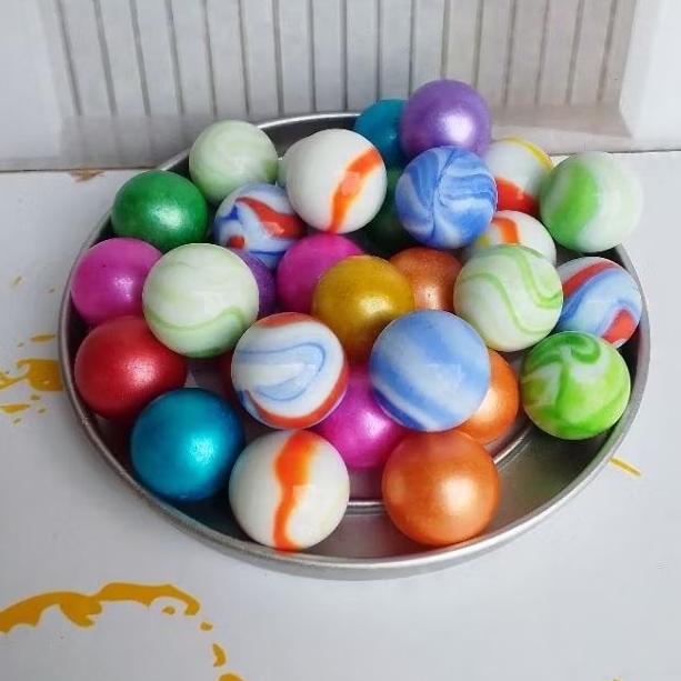 Kelereng Isi 50 Lolipop Dan Candy ( 25 Motif Candy, 25 Motif Lolipop )