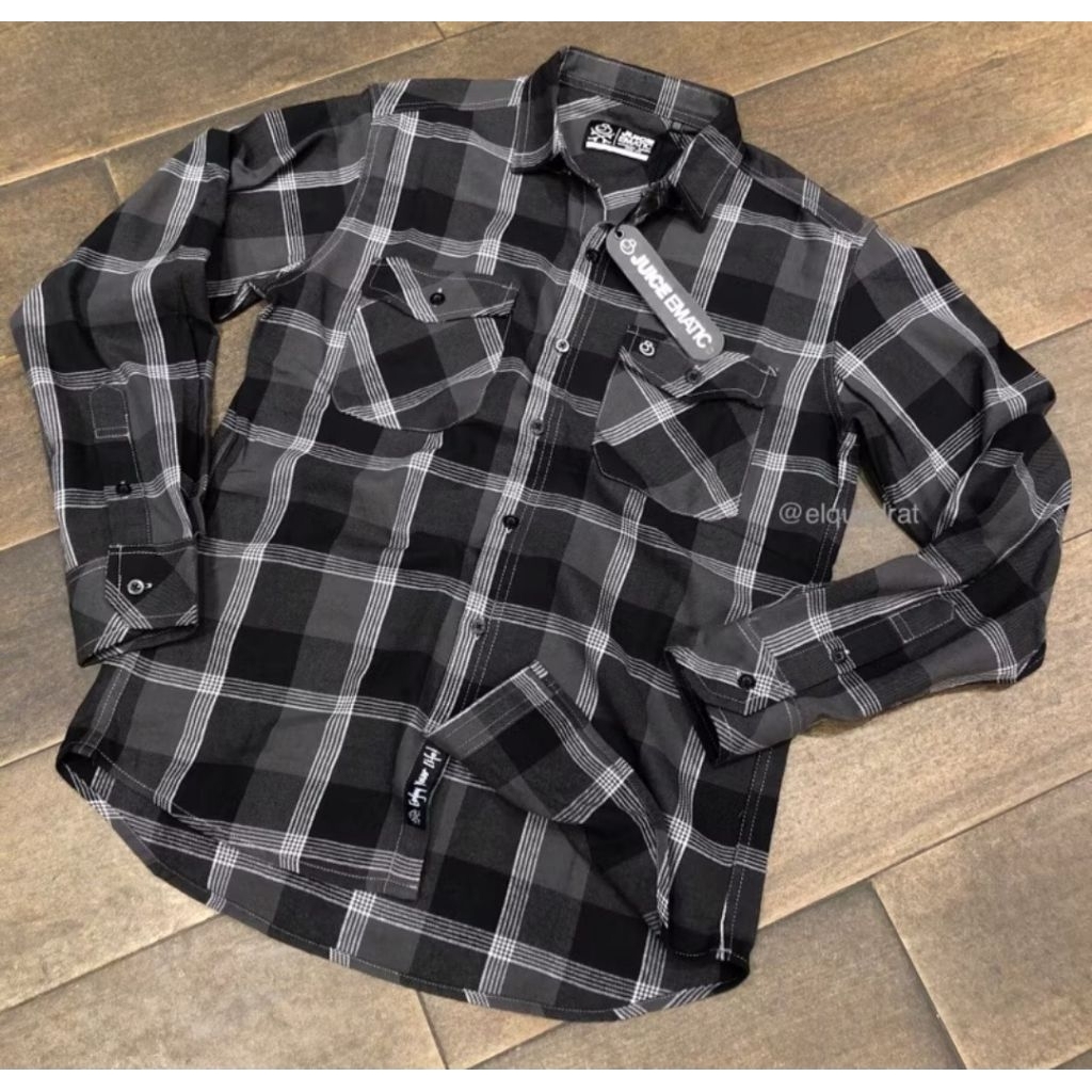 Kemeja Panjang Juice Ematic Harper Grey Original