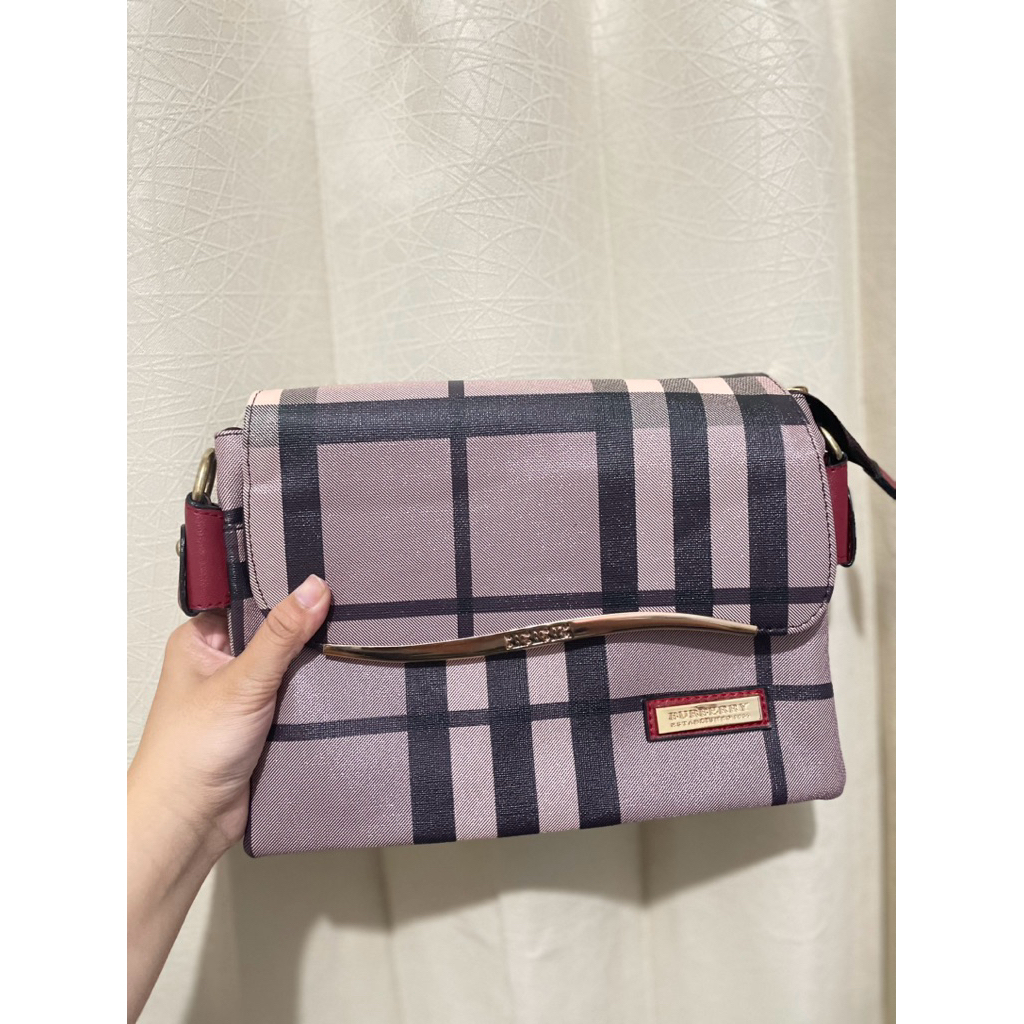 preloved tas burberry kotak
