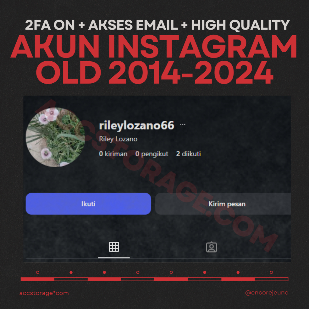 Akun Instagram Old / Tua / Lawas 2014 - 2024