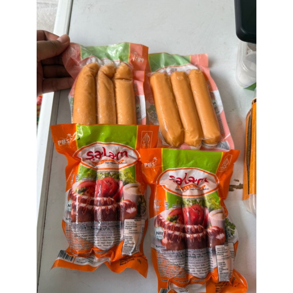 salam sosis bakar mini