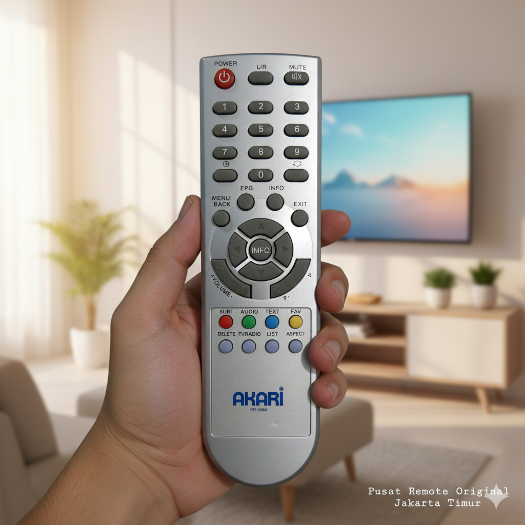 REMOTE REMOT TV AKARI RC-2080 ORIGINAL