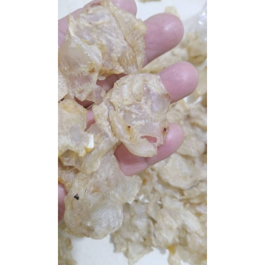 hepio/perut ikan mentah berat 500gr kering