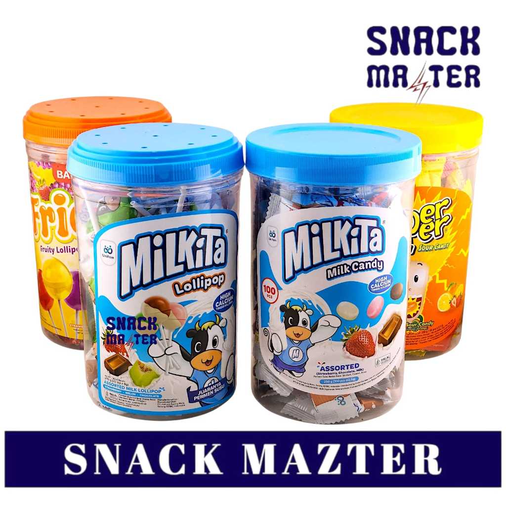 Permen Toples Milkita Lolipop / Milkita Candy / Super Zuper / Frio Lolipop