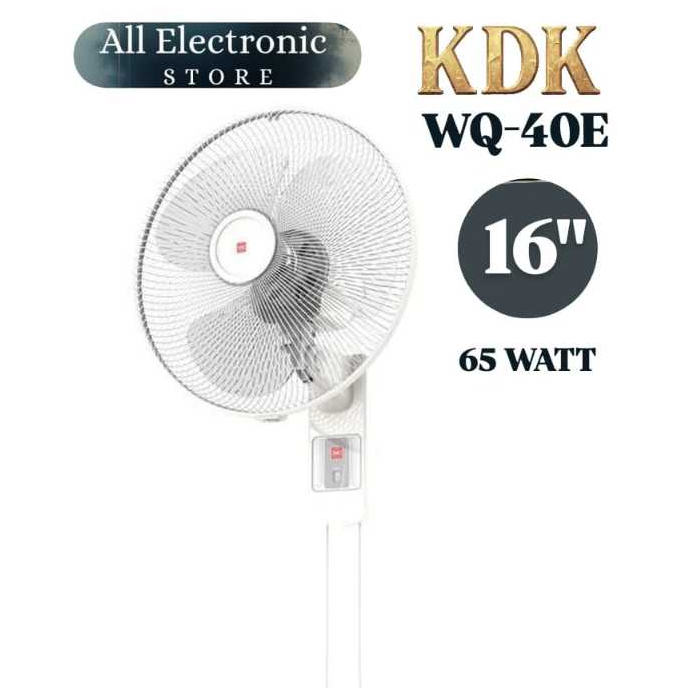 KDK Wall Fan WQ40E Kipas Angin Dinding 16 Inch 40 cm 3 Kecepatan Motor Halus Garansi 2 Tahun Origina