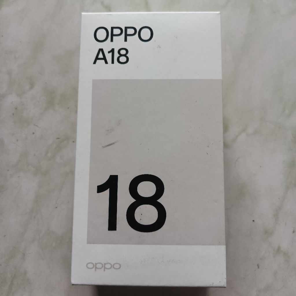 Box / Kotak Oppo A18 Ram 4/128 Original Copotan/ Ori Bawaan Hp