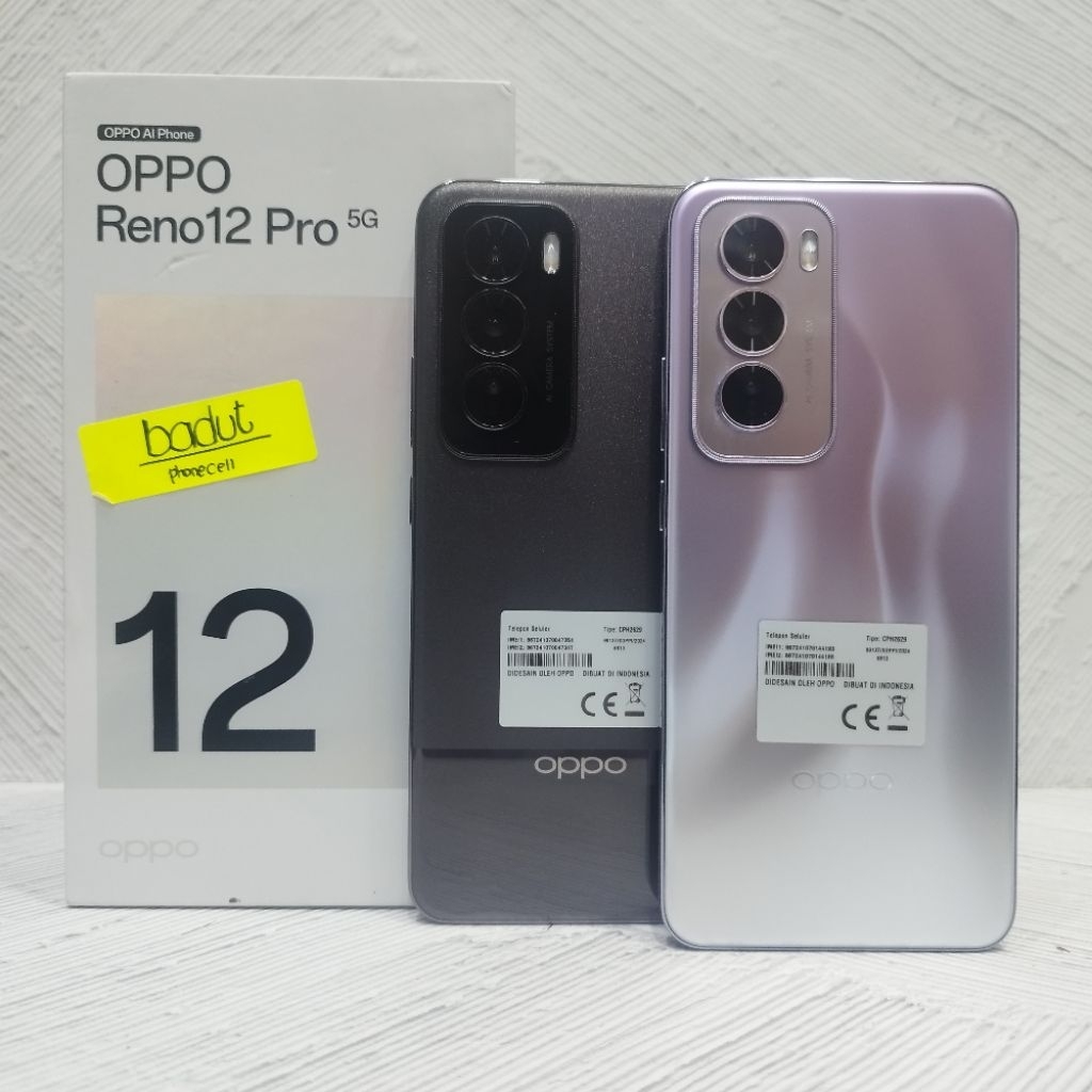 OPPO RENO 12 PRO 5G 12/512GB HANDPHONE SECOND BEKAS FULLSET