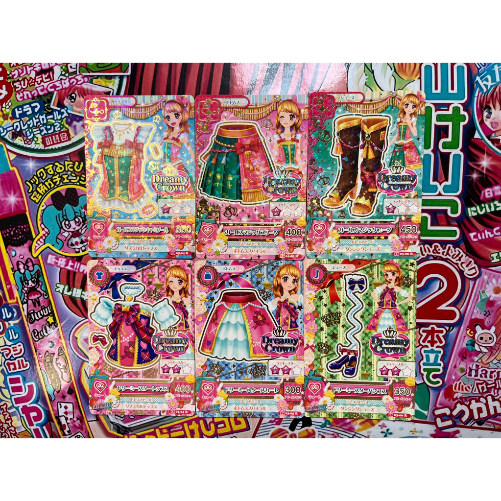 Kartu Aikatsu Dreamy Crown Akari Ozora Dreamy Star Coord Girls Magic Coord Rare Set Card Official Ja
