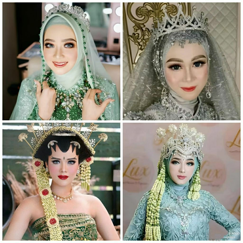 Edit Foto Pengantin Wanita Plus Cetak Media Papan MDF Ukuran12R 30X40Cm