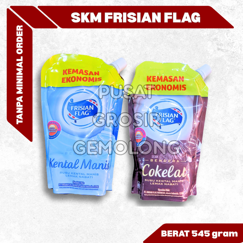 [sedia grosir] SUSU KENTAL MANIS FRISIAN FLAG SUSU BENDERA 545gram KEMASAN POUCH PRAKTIS
