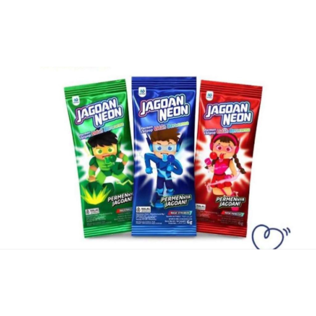 Permen jagoan neon pak isi 3 renceng