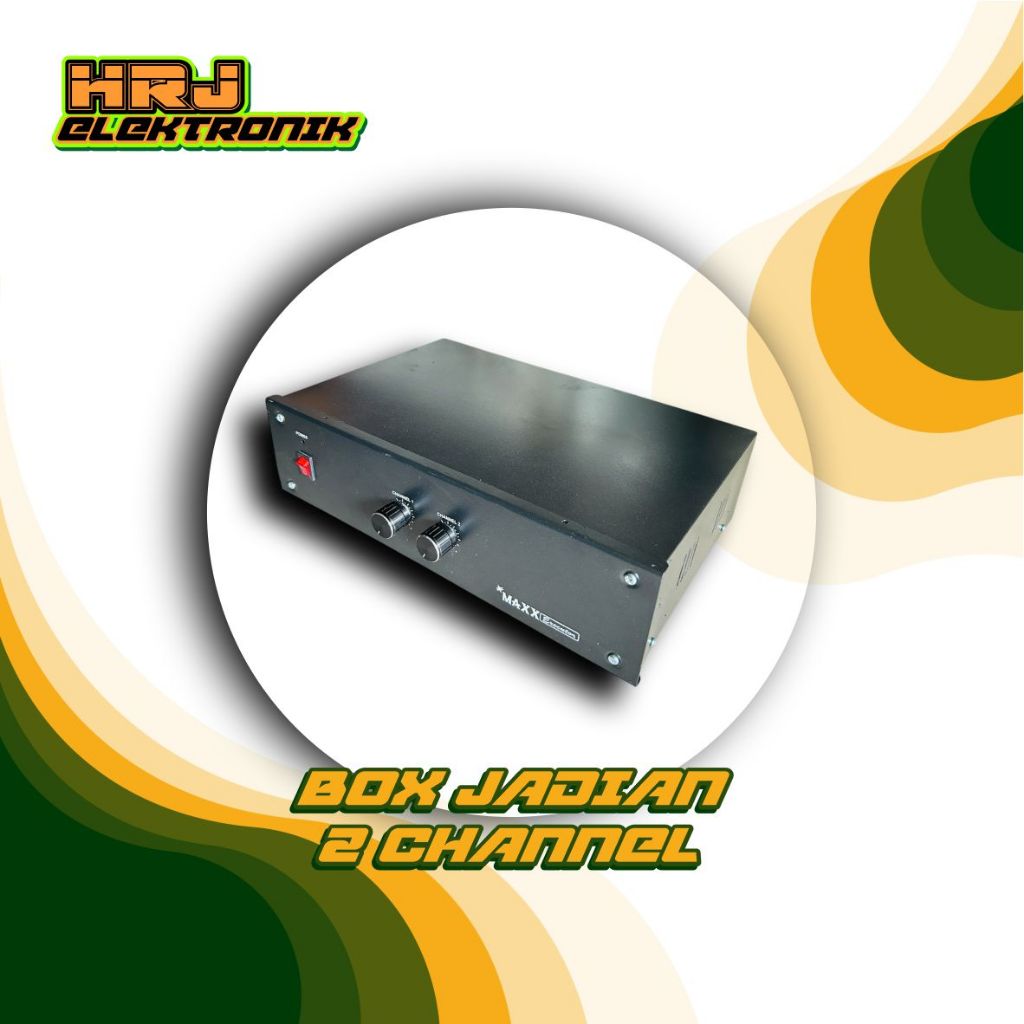 Power Amplifier RAKITAN 2 CHANNEL 5 Amper  (BOX JADIAN) ups
