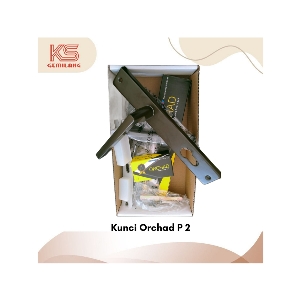 Kunci Orchad P2 | Handle Pintu Aluminium Orchad